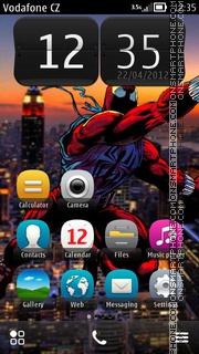 Spider Swing theme screenshot