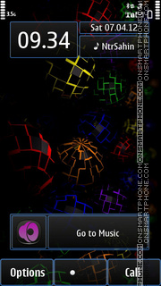Light Balls theme screenshot