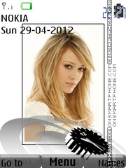 Hilary Duff Theme-Screenshot