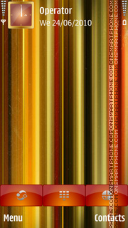 Capture d'écran Orange Color thème