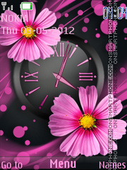 Flowers SWF tema screenshot