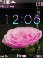 Capture d'écran Rose Battery thème