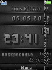 Black Digital theme screenshot