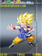 Capture d'écran Dragon Ball Goku thème