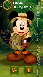Mickey Mouse theme screenshot