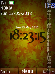 Changing Light Clock tema screenshot