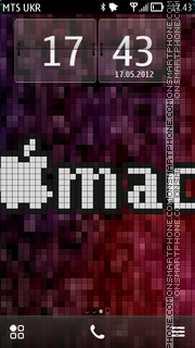 Pixelated Mac theme screenshot