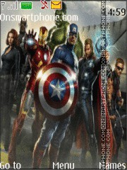 Скриншот темы The Avengers