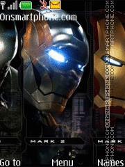 Iron Man tema screenshot