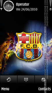 Capture d'écran Barca thème