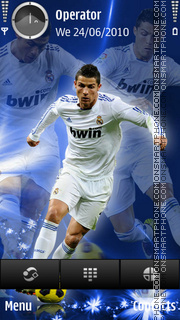 Capture d'écran Ronaldo thème