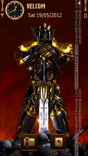 Ancient Warriors tema screenshot
