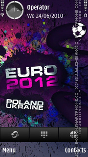 Euro 2012 tema screenshot