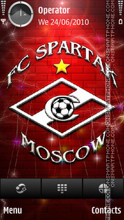 Скриншот темы Spartak Moskow