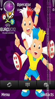 Capture d'écran Euro 2012 thème