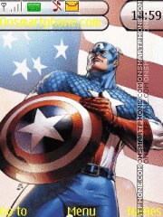 Captain America theme screenshot