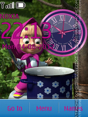 Masha tema screenshot