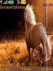 Capture d'écran Beautiful Horse thème