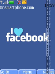I Love Facebook es el tema de pantalla