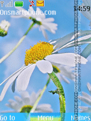 Capture d'écran White Flowers thème