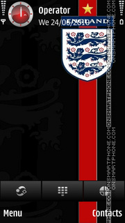 Capture d'écran England Football thème