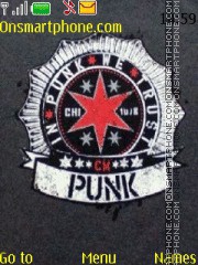 CM Punk theme screenshot