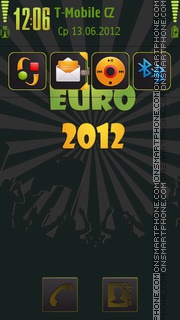 Capture d'écran Green Euro2012 thème
