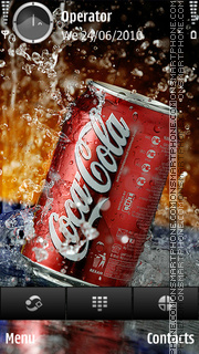 Coca Cola es el tema de pantalla