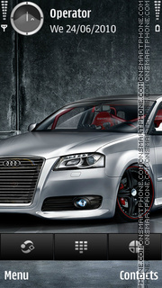 Capture d'écran Audi Silver thème