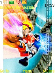 Naruto vs Sasuke tema screenshot