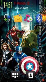 Скриншот темы The Avengers 03