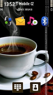 Скриншот темы Coffee Smoke