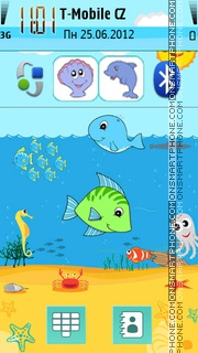Aquatic Life tema screenshot