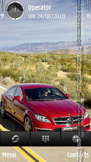 Capture d'écran Mercedes thème