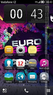 Capture d'écran UEFA Euro 2012 02 thème