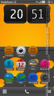 Carbon Yellow theme screenshot
