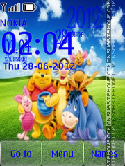 Capture d'écran Winnie the Pooh and Friends thème