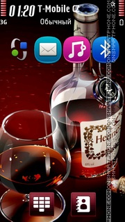 Скриншот темы Hennessy Cognac 01