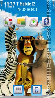 Madagascar Characters Theme-Screenshot