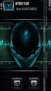 Alien tema screenshot