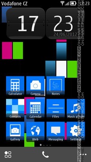 Capture d'écran Nokia Lumia 01 thème
