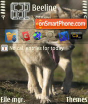 Wolf 02 tema screenshot