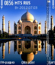 Taj-Mahal tema screenshot
