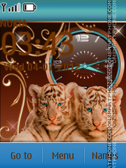 Capture d'écran Little Tigers thème