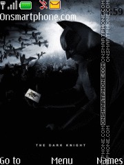The Dark Knight tema screenshot