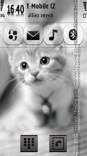 Cute Kitten 05 theme screenshot
