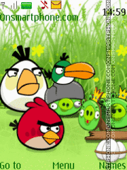 Скриншот темы Angry Birds 2014