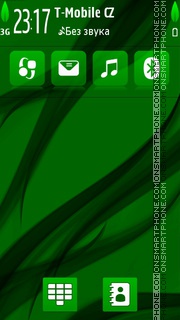 Capture d'écran Green Algae thème