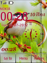 Bird theme screenshot