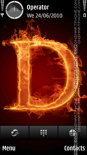  D Flame theme screenshot